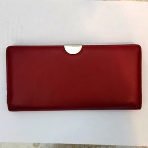 Safe Keeper Dark Red Leather Wallet